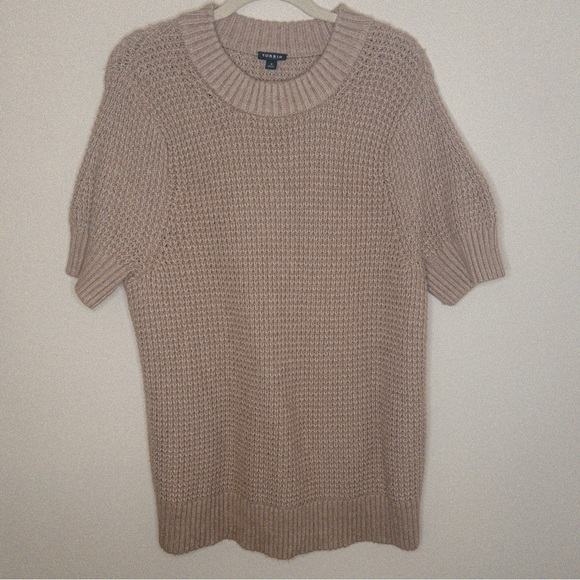 Torrid Chunky Pullover Short Sleeve Sweater - Picture 2 of 7